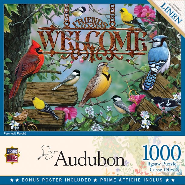Audubon Perched 1000 Piece Puzzle
