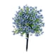 thumbnail image 5 of Bola de flores violetas artificiales, arbusto para el hogar, jardín, vegetación artificial, plantas falsas Azul, 5 of 9
