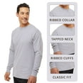 thumbnail image 3 of Gildan Unisex Dryblend Long Sleeve T-Shirt 50/50 Cotton/Polyester Durable Classic Fit Plain Tee (Forest-Green, L), 3 of 7