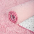 thumbnail image 2 of Homore Ultra Soft Modern Oval Rugs for Bedroom, 2.6' x 5.3' , Pink, 2 of 7