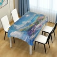 thumbnail image 4 of Yayeee Tablecloths 54" x 54" Rectangle Wrinkle Resistant Party Table Cover, Crystal Ocean, 4 of 8