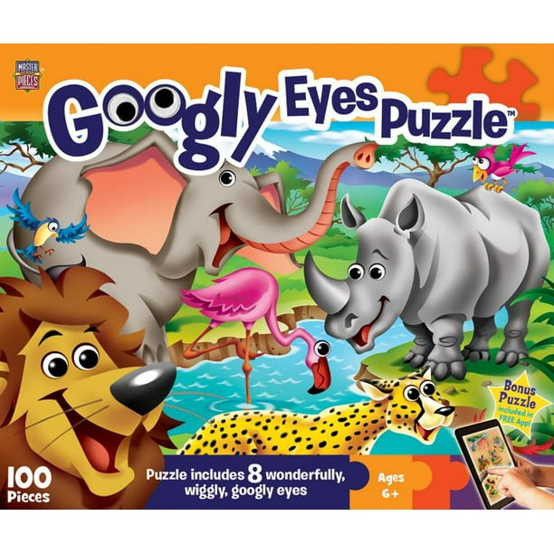 MasterPieces Googly Eyes Safari Puzzle (100 Piece)