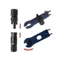 thumbnail image 2 of Conectores de cable 5 pares de conectores de cable de panel solar /hembra con 1 a 3 ramas tipo Y herramienta de montaje de llave de conector de rama para sistema fotovoltaico IP67 impermeable her Eccomum Conectores de cable, 2 of 7