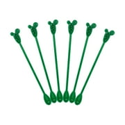 6Pcs Cafe Plastic Flamingo Cactus Tropical Disposable Coffee Stirrer Cocktail Tool Mixing Sticks Swizzle Sticks A