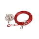 thumbnail image 4 of Estaca para amarrar perros, ancla para perros resistente de acero inoxidable con cable para perros grandes para acampar al aire libre en el patio, 5 m/16,4 pies, 4 of 12