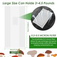 thumbnail image 3 of 50Pcs Mushroom Grows Bag Heat-Resistant Mushroom Spawn Bag 6mm Thick Polypropylene Spawn Bags with 0.2-0.5 Micron Breathable Filter Patch 20×15.4 Inch Grain Spawn Bags for Mushroom Growing, 3 of 9