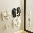 thumbnail image 6 of AFQH Suction Cup Bathroom Slipper Rack: No Drill, Wall-Mounted Storage Solution!, 6 of 11