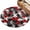 Red, variant on Round Rugs 4Ft, Pink Grey Abstract Round Area Rug Washable Indoor Throw Carpet, Modern Geometric Ombre Artwork Soft Non Slip Circle Rug for Kitchen Nursery Room Home Decor Aesthetic