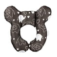 thumbnail image 3 of Almohada De Apoyo Para El Cuello Del Bebé, Almohada De Alimentación Para Cochecito De Bebé, Viaje, Color Negro, 3 of 9