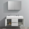thumbnail image 5 of Fresca Valencia 48" Bathroom Vanity with Double Sinks in Glossy White, 5 of 5