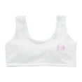 thumbnail image 2 of ATOGUTA Sports Bra for Girls Size 7-12 Crop Cami Training Bras for Girls Seamless Bra Design White, 2 of 3
