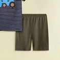 thumbnail image 6 of Gubotare Pajamas for Boys Summer Kids Boys Snug Fit Pajamas Set Short Sleeve & Shorts 2 Piece Pjs Soft Summer Sleepwear for Big Boys Size 7-8 (Navy,7-8 Years), 6 of 6