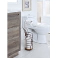 thumbnail image 2 of SunnyPoint Free Standing 3-Roll Storage Toilet Paper Holder (3 Rolls, ORB), 2 of 5