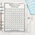 thumbnail image 4 of Huayishang Saving Folder With 100 Envelopes 2023 7.6X 6.8 Inch Saving Challenge Kit With Envelopes Gift As A Challenge For Lovers $5 050, 4 of 9
