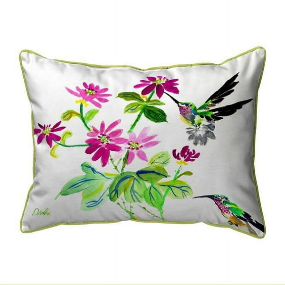 Betsy Drake ZP1008 20 x 24 in. Ruby Throat Extra Large Zippered Pillow