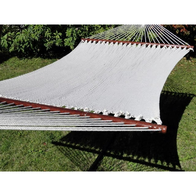 Hamac en Corde de Polyester - Tissé Doux de Luxe - Crème