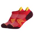 thumbnail image 1 of Chaussettes de Course pour Femmes en Coton Peigné Respirant Sport Randonnée Confortables Coupe Basse Performance Douce à Onglets Courts Rouges S US 5-8 EU35-38, 1 of 6
