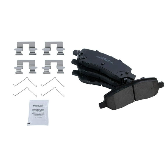 TRQ Rear Premium Posi Ceramic Brake Pad Set for Dodge Dart BFA73413