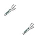 thumbnail image 2 of Cateissary Alimento Tong BBQ Grill Filete Pan Ensalada Clip Herramientas de cocina Acero inoxidable Antiadherente para carne Accesorios de cocina 9 pulgadas 2piezas, 2 of 6