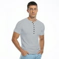 thumbnail image 6 of HAOMEILI Men's Henley Shirts Short/Long Sleeve Button T-Shirt Lightweight Fashion Casual Pullover Shirt, 6 of 6