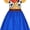 Blue, variant on Cowgirl Costume Princess Dress Up Halloween Cosplay Outfits, Halloween Costume Flying Sleeve Skirt, Halloween Cosplay Theme Party Outfit