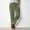 Green, variant on Yotami Summer Linen Pants for Women Straight Leg High Waisted Loose Fit Pants with Pocket Drawstring Solid Color Ankle Length Pant for Everyday, Black L