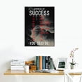 thumbnail image 3 of HFDF spirational Canvas Wall Art Motivational Success Entrepreneur Quotes Poster Prt Artwork Patg Picture Home Office Wall Decoration Ready to Hang 8x10inch Framed, 3 of 5