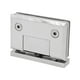 thumbnail image 5 of Bisagra para puerta de cristal, puerta de ducha de cristal, puerta metálica práctica para baño (superior e inferior) Hipotenusa pulida, 5 of 9