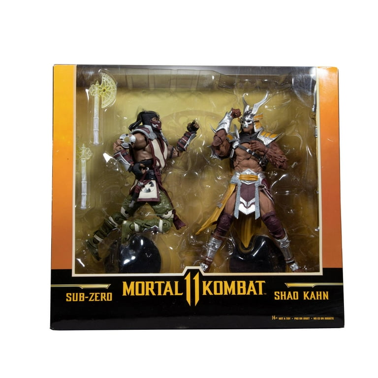 McFarlane Toys Mortal Kombat Sub-Zero vs. Shao Kahn 2 Pack - Walmart  Exclusive 7 inch Action Figures 