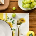 thumbnail image 7 of Sm:)e Summer Sunflowers Placemats Set of 4, 12 x 18 Inch, Vintage Spring Summer Flower Home Kitchen Dining Decor, 7 of 7