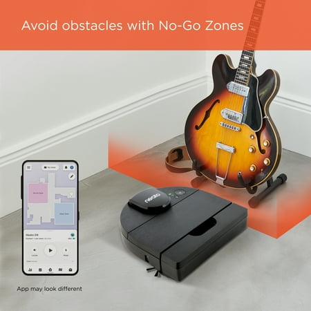Neato Robotics - D9 Intelligent Wi-Fi Connected Robot Vacuum - Black