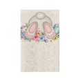 thumbnail image 1 of Easter Kitchen Dish Towel Striped Rabbit Print Household Kitchen Towel, 1 of 3