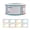 C, variant on Date Label Stickers Roll, Color Border Adhesive Tags for Jar Pantry Storage, Writable Classification Labels for Snack Dorm Organization (Dotted Border)