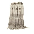 thumbnail image 4 of Parkland Collection Neil Eclectic Beige 52" x 67" WOVEN HANDLOOM Throw, 4 of 5