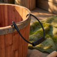 DRAFIDEEP 3Pairs Black Rope Handle for Bucket with Easy Install Snap ...