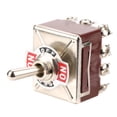 thumbnail image 4 of Interruptor de palanca de 3 posiciones ON/OFF/ON 4PDT 12 pines 12 mm 15 A/250 V CA 10 A/380 V CA, 4 of 11