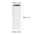 thumbnail image 2 of Unique Bargains 3 Inch Tall E14 Iron Candle Shape Socket Covers for Chandelier White 10 Count, 2 of 6