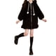 thumbnail image 2 of Minnieouse Sudadera con capucha con orejas de conejo, chaqueta con capucha de anime cálida y cómoda, aplicación amplia y agradable para la piel Prendas para la parte del cuerpo negro XL, 2 of 6