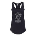 thumbnail image 2 of Wild Bobby Saved By Jesus Fueled By Coffee Inspirational/Christian Women Racerback Tank Top, Black, Small, 2 of 5