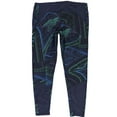 thumbnail image 2 of Reebok Womens Lux Perform Compression Athletic Pants, Blue, X-Large, 2 of 2