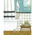 thumbnail image 2 of Zarris, Chariklia 26x32 White Modern Wood Framed Museum Art Print Titled - Classic Bath I, 2 of 4