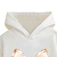 thumbnail image 4 of Eltusu Girls Cotton Outfit Sets, Long Sleeve Fare Leg Graphic Hoodies&Jeans Sets White Size 6-7 T, 4 of 7