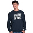 thumbnail image 3 of Seek First the Kingdom of God Quote Long Sleeve TShirt Men Women Brisco Brands S, 3 of 6
