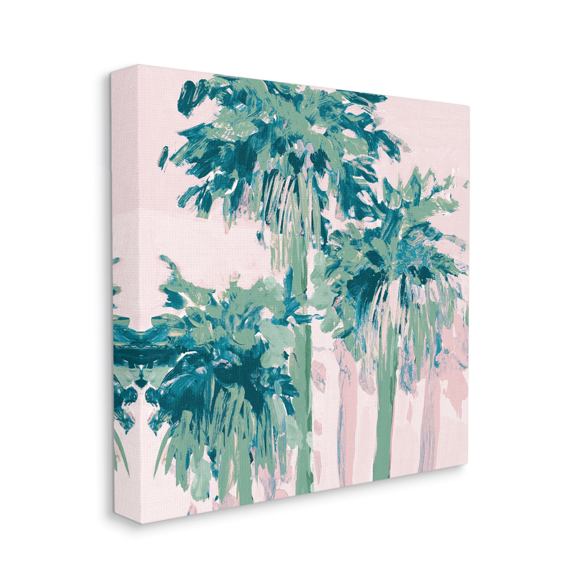 Stupell Industries Abstract Palms Trees Botanical & Floral Painting Gallery Wrapped Canvas Print Wall Art, 24 x 24