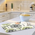 thumbnail image 6 of Yayeee Dish Drying Mat for Kitchen Counter 18"x24" Microfiber Absorbent Pad, Retro Flower, 6 of 7