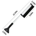 thumbnail image 3 of HBYJLZYG Car Accessories Car Aluminum Retractable Snow Shovel Car Multifunctional Snow Scraper Car Cleaning Tools, 3 of 9