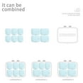 thumbnail image 3 of CSChome Pill Organizer Box Organizer Box Compact Size Good Sealing Flexible Combination Food Grade Travel Use, 3 of 7