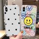thumbnail image 3 of Smiley Teléfono Caso Para iphone 12 Pro Max Funda 11 12 Mini X XR XS 7 8 Plus Capa iphone11 Carcasa Transparente Suave TPU Cubierta Protectora, 3 of 4