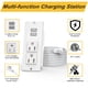thumbnail image 2 of Enchufe empotrable Power Strip Kungfuking para escritorio, 2 AC, 2 USB, 1,8 m, 2 of 9