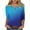 Dark Blue, variant on Wancir Womens Long Sleeve Tops Casual V Neck T Shirts Loose Fit